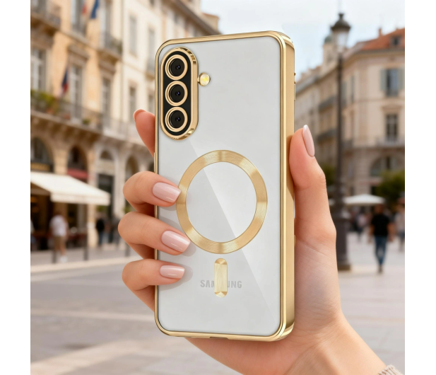 Tech-Protect Magflex Magsafe Galaxy A37 5G Shiny Gold - 1523237 - zdjęcie 3